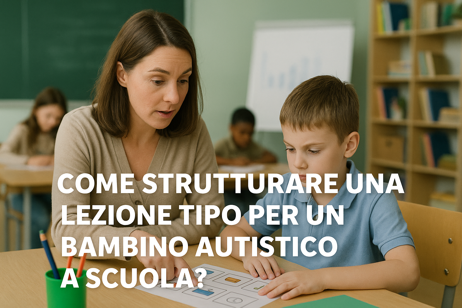 STRUTTURARE UNA LEZIONE PER UN BAMBINO AUTISTICO