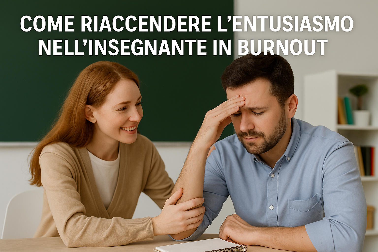 COME RIACCENDERE L’ENTUSIASMO NELL’INSEGNANTE IN BURNOUT
