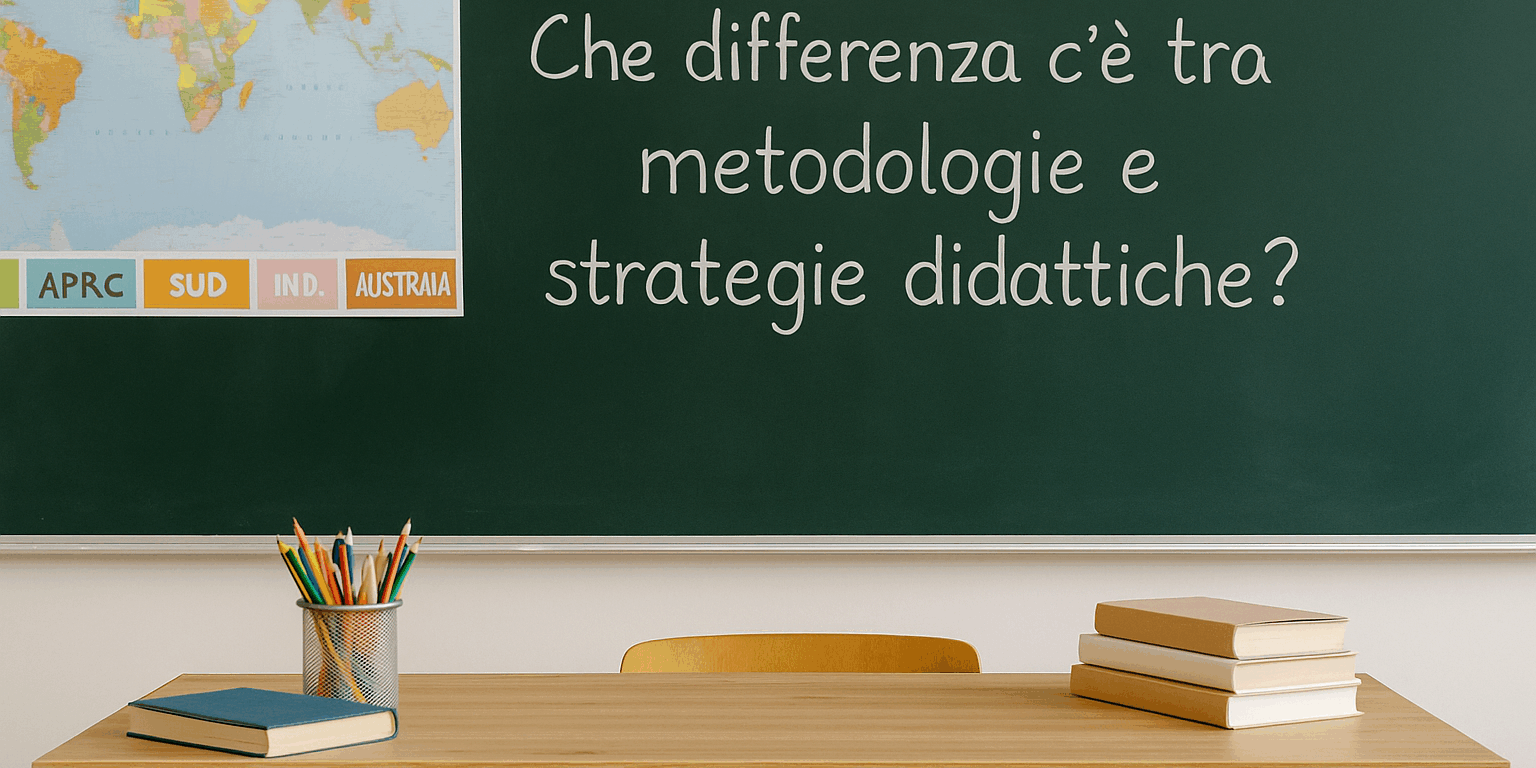 DIFFERENZA TRA METODOLOGIE E STRATEGIE DIDATTICHE DIFFERENZA TRA METODOLOGIE E STRATEGIE DIDATTICHE