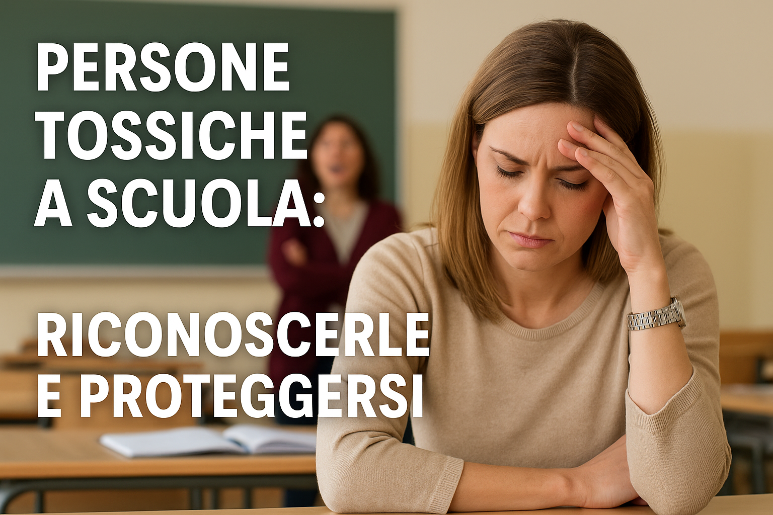 SCUOLA E PERSONE TOSSICHE STRATEGIE DI DIFESA