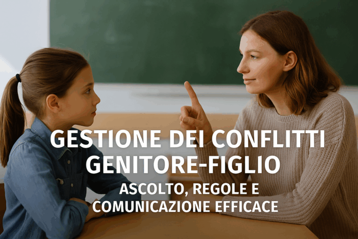 GESTIONE DEI CONFLITTI GENITORE-FIGLIO ASCOLTO, REGOLE E COMUNICAZIONE EFFICACE
