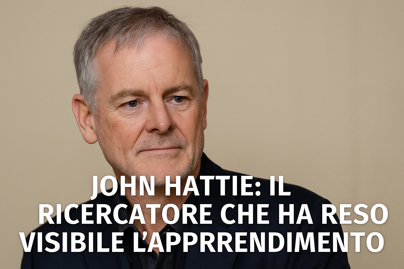 JOHN HATTIE IL RICERCATORE CHE HA RESO VISIBILE L’APPRENDIMENTO