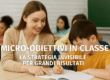 Micro-obiettivi in classe
