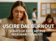 USCIRE DAL BURNOUT STRATEGIE EFFICACI PER INSEGNANTI ESAUSTI