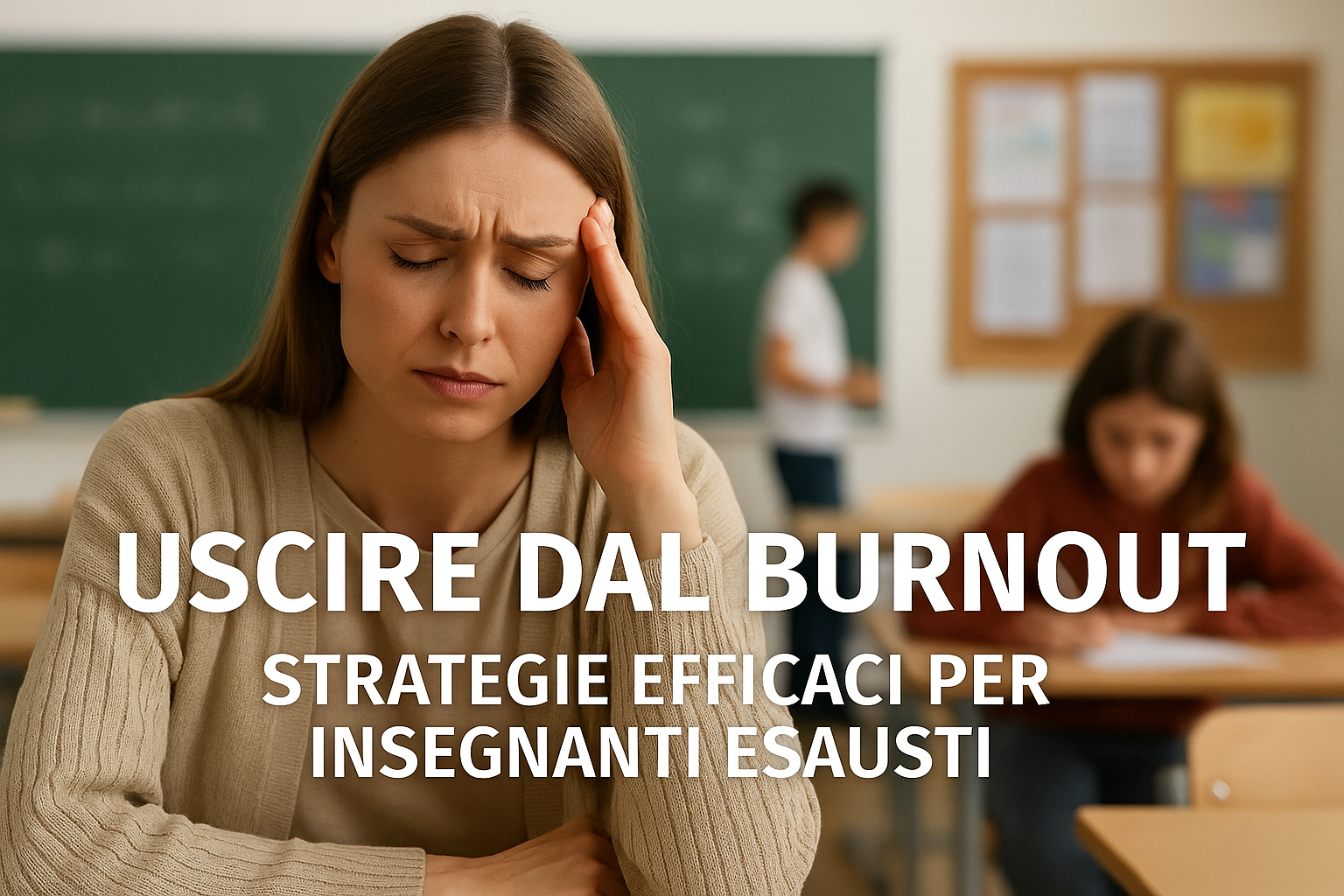 USCIRE DAL BURNOUT STRATEGIE EFFICACI PER INSEGNANTI ESAUSTI